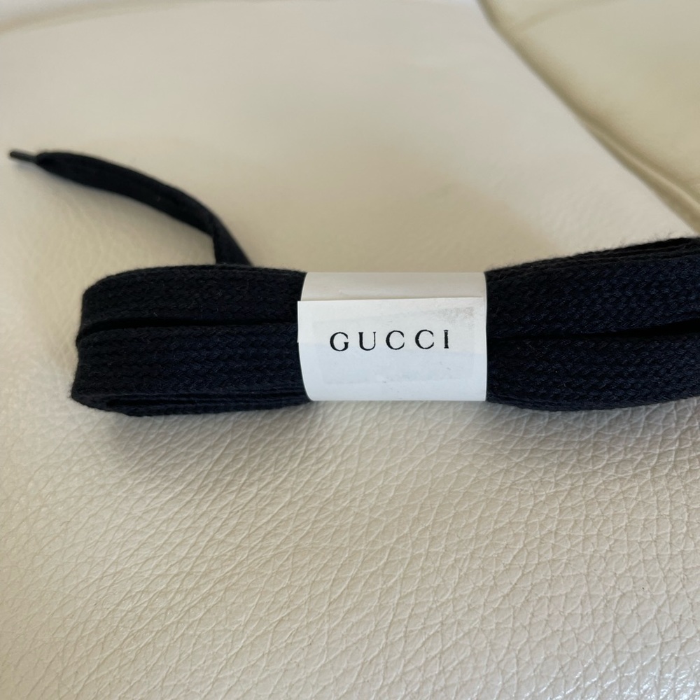 Gucci calfskin Sylvia web lace up combat boots - Picture 11 of 12